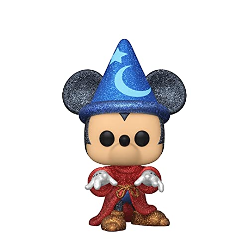 Pop! Disney Fantasia 990 Sorcerer Mickey Diamond Glitter Sticker Popkultur von Funko