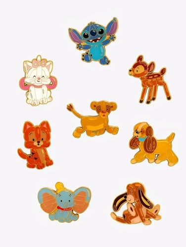 Loungefly Funko - Disney - Bambi - Classic Balloon Animal - Enamel Pin - 1 of 6 to Collect - Bambi - Blind Box - Emaille-Nadeln - Niedliche Brosche Zum Sammeln - Für Rucksäcke & Taschen von Funko
