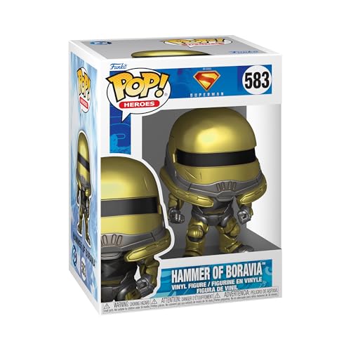 Funko Pop! Movie: Superman 2025 S2– Hammer of Boravia with Chase - 1/6 Quote Für Seltene Chase-Variante - Vinyl-Sammelfigur - Geschenkidee - Offizielle Handelswaren - Movies Fans von Funko