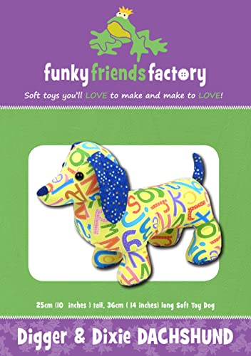 Funky Friends Factory Bagger & Dixie Dackel Muster von Funky Friends Factory