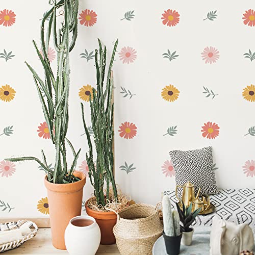 Funlife Wandtattoo Kinderzimmer Deko, Gänseblümchen Home Decor Wandsticker 72 Stück, Wasserfest Floral Home Decor Botanisch Sticker, Gänseblümchen 01 Funlife Wandtattoo Kinderzimmer Deko, Gänseblümchen Home Decor Wandsticker 72 Stück, Wasserfest Floral Home Decor Botanisch Sticker, Gänseblümchen 01 von Funlife