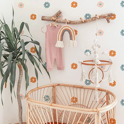 funlife 72 Stück Kamillen Blumen Boho Stil Wandaufkleber Wandsticker für Kinderzimmer, Boho Herbst Blumen Muster matte Wandtattoos, Selbstklebende PVC Wand Kunst Deko für weiße Wand, Boho Kamillen funlife 72 Stück Kamillen Blumen Boho Stil Wandaufkleber Wandsticker für Kinderzimmer, Boho Herbst Blumen Muster matte Wandtattoos, Selbstklebende PVC Wand Kunst Deko für weiße Wand, Boho Kamillen von Funlife