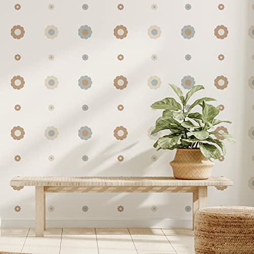 funlife 72 Stück Kamillen Blumen Boho Stil Wandaufkleber Wandsticker für Kinderzimmer, Boho Herbst Blumen Muster matte Wandtattoos, Selbstklebende PVC Wand Kunst Deko für weiße Wand, Runde Kamillen funlife 72 Stück Kamillen Blumen Boho Stil Wandaufkleber Wandsticker für Kinderzimmer, Boho Herbst Blumen Muster matte Wandtattoos, Selbstklebende PVC Wand Kunst Deko für weiße Wand, Runde Kamillen von Funlife