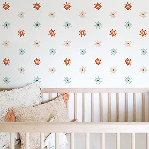 funlife 72 Stück Kamillen Blumen Boho Stil Wandaufkleber Wandsticker für Kinderzimmer, Boho Herbst Blumen Muster matte Wandtattoos, Selbstklebende PVC Wand Kunst Deko für weiße Wand, Stern Kamillen funlife 72 Stück Kamillen Blumen Boho Stil Wandaufkleber Wandsticker für Kinderzimmer, Boho Herbst Blumen Muster matte Wandtattoos, Selbstklebende PVC Wand Kunst Deko für weiße Wand, Stern Kamillen von Funlife