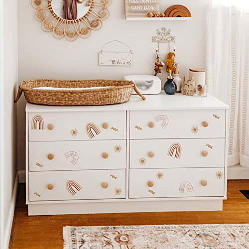 funlife 72 Stück Wandaufkleber für Kinderzimmer Babyzimmer, selbstklebende PVC-Wandtattoo Wandsticker, Boho-Stil-Aufkleber für Mädchen Jungen Baby, Regenbogen & Sonne funlife 72 Stück Wandaufkleber für Kinderzimmer Babyzimmer, selbstklebende PVC-Wandtattoo Wandsticker, Boho-Stil-Aufkleber für Mädchen Jungen Baby, Regenbogen & Sonne von Funlife