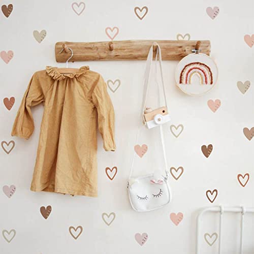 funlife 72 Stück Wandaufkleber selbstklebend, Boho Herzen mit Flecke, Skizze Herzen Wandsticker für Kinder, Mädchen, PVC-Wandtattoo Wandbild für Kinderzimmer, Babyzimmer, Spielzimmer,14,8x21cm funlife 72 Stück Wandaufkleber selbstklebend, Boho Herzen mit Flecke, Skizze Herzen Wandsticker für Kinder, Mädchen, PVC-Wandtattoo Wandbild für Kinderzimmer, Babyzimmer, Spielzimmer,14,8x21cm von Funlife