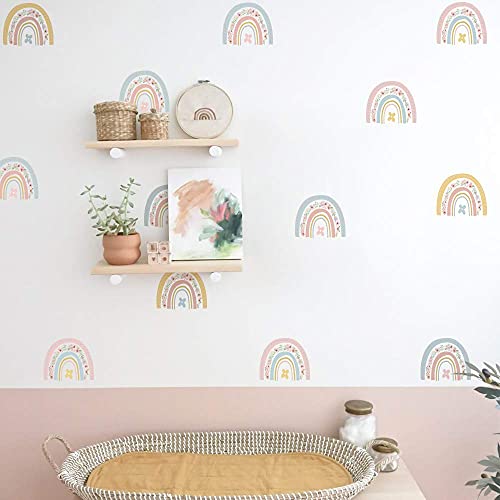 funlife 72PCS Boho Regenbogen Wandtattoo mit Blumen, selbstklebend Wandsticker Regenbogen Wandtattoo für Kinder, Mädchen, Kinderzimmer, Babyzimmer, wasserdicht Wandbild funlife 72PCS Boho Regenbogen Wandtattoo mit Blumen, selbstklebend Wandsticker Regenbogen Wandtattoo für Kinder, Mädchen, Kinderzimmer, Babyzimmer, wasserdicht Wandbild von Funlife