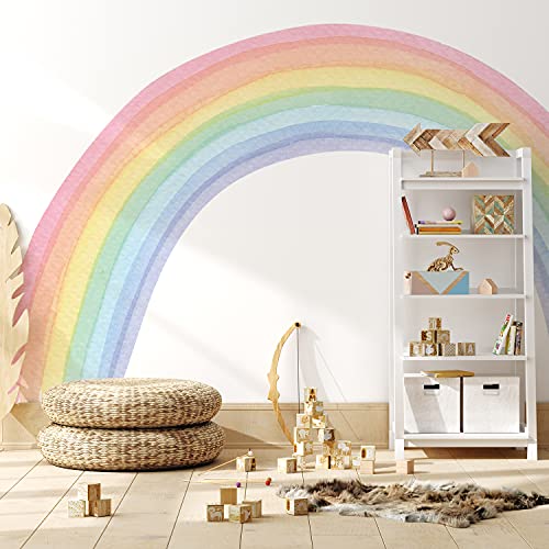 funlife Wandtattoo Regenbogen Groß 240x140cm, Selbstklebend Pastell Regenbogen Wand Kinderzimmer, Fabric Regenbogen Wandtatto für Babyzimmer Schlafzimmer kinderzimmer deko funlife Wandtattoo Regenbogen Groß 240x140cm, Selbstklebend Pastell Regenbogen Wand Kinderzimmer, Fabric Regenbogen Wandtatto für Babyzimmer Schlafzimmer kinderzimmer deko von Funlife