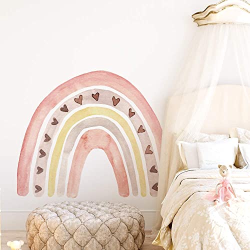 funlife 57x70cm groß Regenbogen Wandtattoo, selbstklebend Wandsticker Regenbogen für Kinder Mädchen Junge, pinker Regenbogen für Kinderzimmer, Schlafzimmer, Wohnzimmer funlife 57x70cm groß Regenbogen Wandtattoo, selbstklebend Wandsticker Regenbogen für Kinder Mädchen Junge, pinker Regenbogen für Kinderzimmer, Schlafzimmer, Wohnzimmer von Funlife