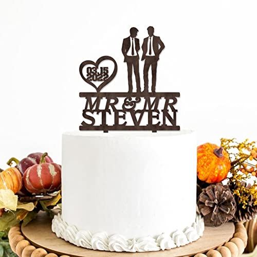 Hochzeitsgeschenk für schwules Paar, Tortenaufsatz – gleiche Geschlechts-Hochzeit – personalisierte Hochzeit Nachname Kuchen Topper rustikal Country Chic Hochzeit Top, rustikales Holz Hochzeitsgeschenk für schwules Paar, Tortenaufsatz – gleiche Geschlechts-Hochzeit – personalisierte Hochzeit Nachname Kuchen Topper rustikal Country Chic Hochzeit Top, rustikales Holz von Funlucy