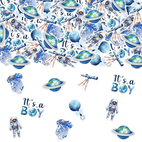 Funmemoir Weltraum Babyparty Dekoration Junge, 200 Stück Konfetti doppelseitige Tischstreudekoration für Weltraum Thema It's a Boy Babyparty Dekorationen Funmemoir Weltraum Babyparty Dekoration Junge, 200 Stück Konfetti doppelseitige Tischstreudekoration für Weltraum Thema It's a Boy Babyparty Dekorationen von Funmemoir