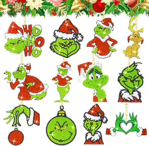 Funmo Diamond Painting Weihnachten,Diamond-Painting,Diamond Painting Adventskalender,Diamond Painting AnhäNger,Weihnachten HäNgende Dekoration Geschenke,Diamant-Malerei DIY Kit Funmo Diamond Painting Weihnachten,Diamond-Painting,Diamond Painting Adventskalender,Diamond Painting AnhäNger,Weihnachten HäNgende Dekoration Geschenke,Diamant-Malerei DIY Kit von Funmo