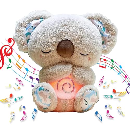 Funmo Huggee Koala-Schlummer Koala Kuscheltier Mit Herzschlag Schlummerotter Schlummer Koala Koala Kuscheltier Mit Beruhigenden Klängen Für Baby Sound Geschenke Funmo Huggee Koala-Schlummer Koala Kuscheltier Mit Herzschlag Schlummerotter Schlummer Koala Koala Kuscheltier Mit Beruhigenden Klängen Für Baby Sound Geschenke von Funmo