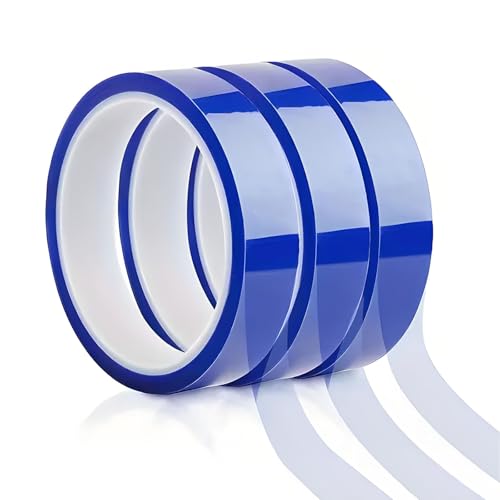Funngy Hochtemperaturband,3 PCS Thermoband Wärmeübertragungsband Sublimationsband Thermisches Klebeband Hitzebeständiges Klebeband Blaues Klebeband für Elektronik Leiterplatten DIY Handwerk Funngy Hochtemperaturband,3 PCS Thermoband Wärmeübertragungsband Sublimationsband Thermisches Klebeband Hitzebeständiges Klebeband Blaues Klebeband für Elektronik Leiterplatten DIY Handwerk von Funngy