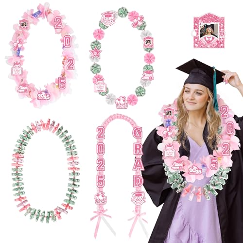 Funnlot Money Leis for Graduation 2025 - Graduation Leis 2025 Pink Graduations Leis Class of 2025 Ribbon Lei Making Kit DIY Flower Sticker Pieces Senior High School College Grade Party Favors Supplies Funnlot Money Leis for Graduation 2025 - Graduation Leis 2025 Pink Graduations Leis Class of 2025 Ribbon Lei Making Kit DIY Flower Sticker Pieces Senior High School College Grade Party Favors Supplies von Funnlot