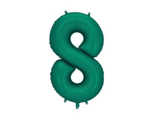 Grüne Flasche Folienballon Nummer 8 von Funny Balloons Miami LLC von Funny Balloons Miami LLC