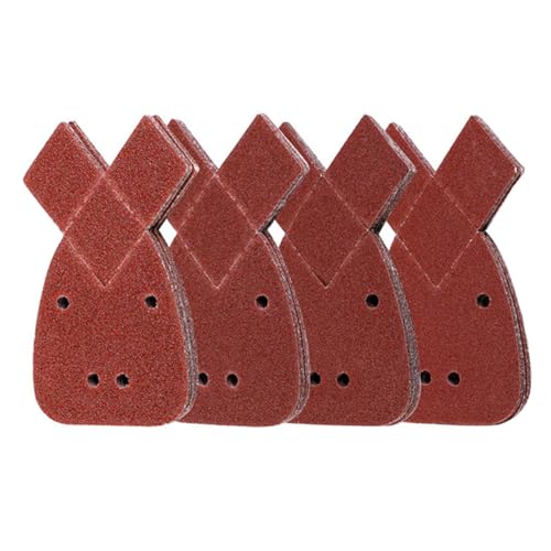 Black and Decker Schleifpads für Mausschleifer, Schleifblätter mit 2 zusätzlichen Spitzen zum Ersatz, Klett-Schleifpapier für Black and Decker Detail-Handschleifer, 10 x Körnung 40/60/80/120, 40 Stück Black and Decker Schleifpads für Mausschleifer, Schleifblätter mit 2 zusätzlichen Spitzen zum Ersatz, Klett-Schleifpapier für Black and Decker Detail-Handschleifer, 10 x Körnung 40/60/80/120, 40 Stück von Funnytek