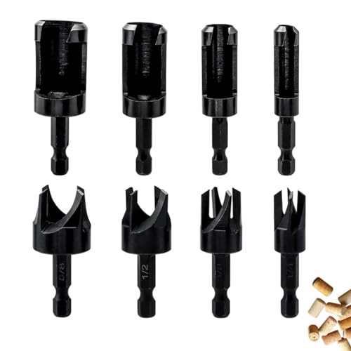 Holzdübelschneider, Bohrer-Set, 8 Stück Holzdübelschneider, Bohrer-Set, 8 Stück von Funnytek