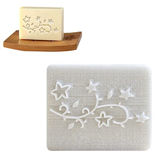 Seifenstempel aus Harz Handmade Seife Stamp Stamping Soap Handgemachte Stamping Formen Impressum Stempel für DIY Kunst-Geschenk-Art von Funrelaxer