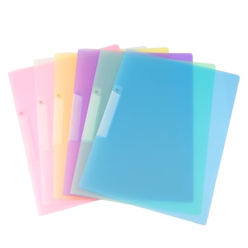 6 Stück Schnellhefter A4, 31x23cm Dokumententasche A4 Schnellhefter DIN A4 Schnellhefter Plastik Stabil Transluzentem PP Heftstreifen Heftschoner Schnellhefter für Papier Organizer Büro Schul 6 Stück Schnellhefter A4, 31x23cm Dokumententasche A4 Schnellhefter DIN A4 Schnellhefter Plastik Stabil Transluzentem PP Heftstreifen Heftschoner Schnellhefter für Papier Organizer Büro Schul von Funtery