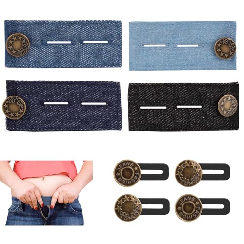 8 Stück Hosenbunderweiterung, Hosen Erweiterung Hosenbunderweiterung Knopf Hosenerweiterung Schwangerschaft Taille Extender Elastischen Knopf für Jeans Röcke Hosen Umstandshose 8 Stück Hosenbunderweiterung, Hosen Erweiterung Hosenbunderweiterung Knopf Hosenerweiterung Schwangerschaft Taille Extender Elastischen Knopf für Jeans Röcke Hosen Umstandshose von Funtery