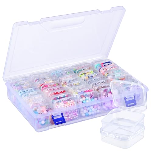 Funtopia 40 Stück Kleine Aufbewahrungsbox,Beads Sortierboxen für Kleinteile,Klarem Kunststoff Mini Aufbewahrungsboxen mit Deckel fur Perlen,Pillen,Schmuck,Bastelartikel&Kleinteile Aufbewahrungsbox Funtopia 40 Stück Kleine Aufbewahrungsbox,Beads Sortierboxen für Kleinteile,Klarem Kunststoff Mini Aufbewahrungsboxen mit Deckel fur Perlen,Pillen,Schmuck,Bastelartikel&Kleinteile Aufbewahrungsbox von Funtopia
