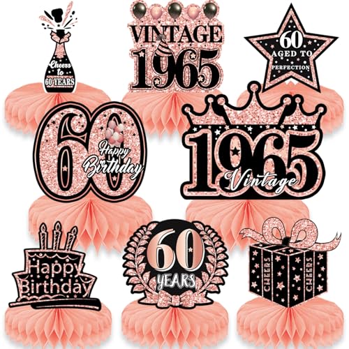8 StüCk 60 Geburtstag Deko Geburtstag Frau,Geburtstag Dekoration 60 Frauen Bienenwabe MittelstüCk,Deko 60 Geburtstag Frauen,Tischdeko Geburtstag Party Dekoration,Happy Birthday Tischdeko 8 StüCk 60 Geburtstag Deko Geburtstag Frau,Geburtstag Dekoration 60 Frauen Bienenwabe MittelstüCk,Deko 60 Geburtstag Frauen,Tischdeko Geburtstag Party Dekoration,Happy Birthday Tischdeko von FuouYA