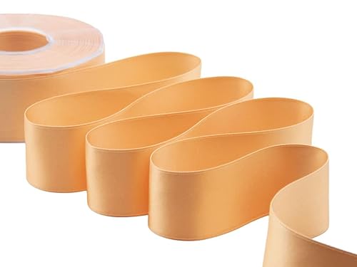 Furlanis Doppelsatinband, Aprikose, 40 mm x 25 m von Furlanis