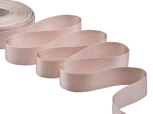 Furlanis Doppelsatinband, Dunkles Puder, 25 mm x 25 m von Furlanis