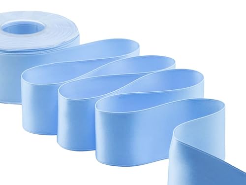 Furlanis Doppelsatinband, Hellblau, 48 mm x 25 m von Furlanis
