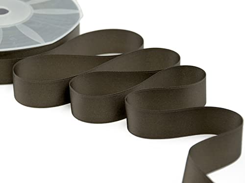 Furlanis Doppelsatinband, Kakao, 25 mm x 25 m von Furlanis