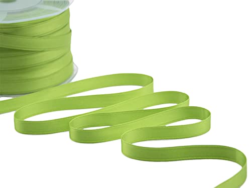 Furlanis Doppelsatinband, Pistachio Grün, 10 mm x 25 m von Furlanis