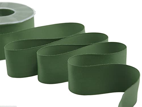 Furlanis - Doppelter Satin, Band für Dekorationen, Geschenkverpackungen, Gastgeschenke - Grün Englisch, 40 mm x 20 m von Furlanis