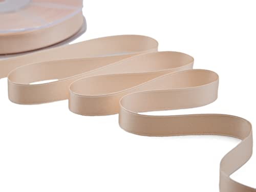 Furlanis Doppelsatinband, Helle Aprikose, 16 mm x 25 m von Furlanis