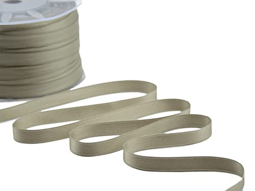 Furlanis Doppelsatinband, Taupe, 10 mm x 25 m von Furlanis