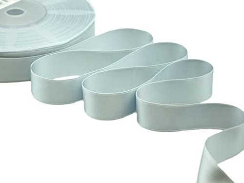 Furlanis Doppelsatinband, Satin, Papier, Babyblau, 25 mm x 25 m von Furlanis