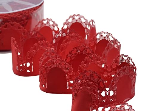 Furlanis Konfektband, Rot, 25 m von Furlanis