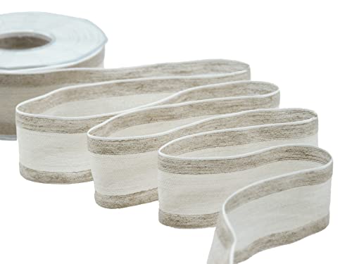 Furlanis Band, Leinen, Naturweiß, 40 mm x 20 m Furlanis Band, Leinen, Naturweiß, 40 mm x 20 m von Furlanis