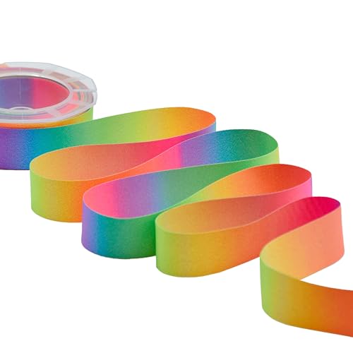 Furlanis - Regenbogen-Satin 25 mm, dekoratives Band für Verpackungen, Gastgeschenke, italienischer Stoff - mehrfarbig, 25 mm x 10 m Furlanis - Regenbogen-Satin 25 mm, dekoratives Band für Verpackungen, Gastgeschenke, italienischer Stoff - mehrfarbig, 25 mm x 10 m von Furlanis