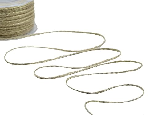 Furlanis - Zopf Jute Klingen, für Verpackung, Geschenkpakete - Gold, 50 m Furlanis - Zopf Jute Klingen, für Verpackung, Geschenkpakete - Gold, 50 m von Furlanis