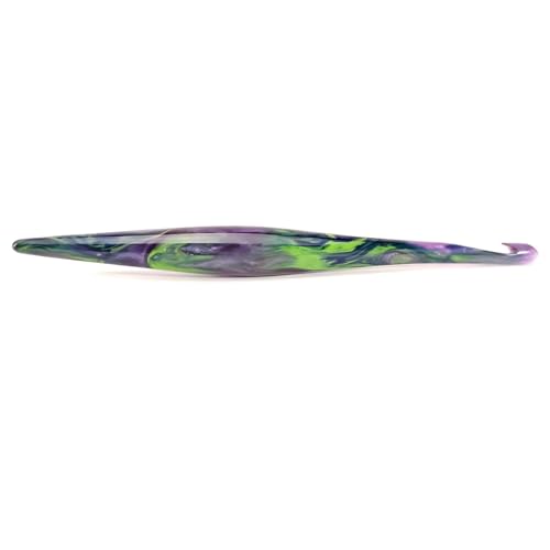 Furls Crochet Borealis Streamline Galaxy, Häkelnadeln mit ergonomischem Griff, 17,8 cm (Streamline – Borealis, H – 5,00 mm) von Furls Crochet