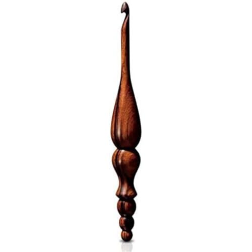 Furls FFCROROSE0900 Häkelnadeln, Wood, Rosewood, 9mm von Furls Crochet
