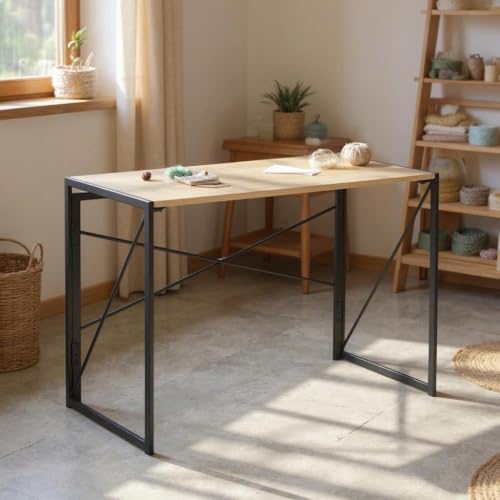 FurnitureR Näh- und Handwerkstische, kreativer und effizienter Schreibtisch, multifunktionaler Tisch mit faltbarer Aufbewahrung, Rahmen aus MDF und Metall, keine Montage erforderlich, 100 x 50 x 75 cm FurnitureR Näh- und Handwerkstische, kreativer und effizienter Schreibtisch, multifunktionaler Tisch mit faltbarer Aufbewahrung, Rahmen aus MDF und Metall, keine Montage erforderlich, 100 x 50 x 75 cm von FurnitureR