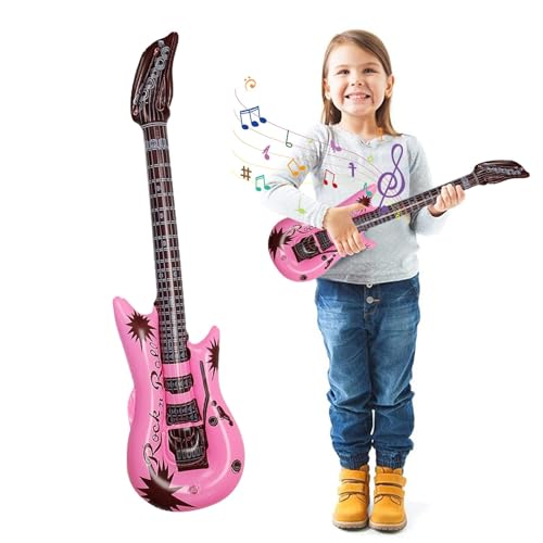 Furtryvl Blow-Up-Gitarren, aufblasbare Gitarren für Kinder,Aufblasendes Gitarrenspielzeug - Aufblasendes Gitarrenspielzeug für Kinder, lustige Musikinstrumente, aufblasbare Requisiten für die von Furtryvl