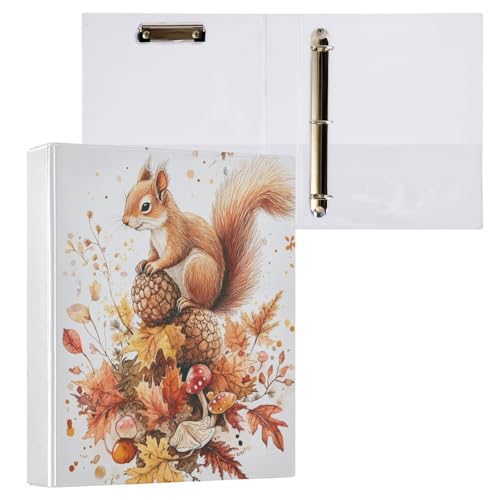 Ringbuch mit 3 Ringen, 3,8 cm, dekoratives D-Ringbuch mit Klemmbrett und 3 transparenten Taschen, für 200 Blatt A4-Papier, wasserdicht, für Schule, Zuhause, Büro, Orange Ringbuch mit 3 Ringen, 3,8 cm, dekoratives D-Ringbuch mit Klemmbrett und 3 transparenten Taschen, für 200 Blatt A4-Papier, wasserdicht, für Schule, Zuhause, Büro, Orange von Fustylead