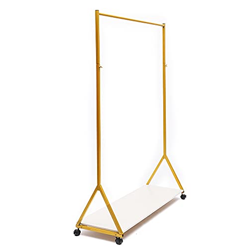Futchoy Metall Kleiderständer Freistehender Kleiderständer mit Ablage fur Hochzeitsbogen Hochzeitskleid Home Office Indoor (Typ5) von Futchoy