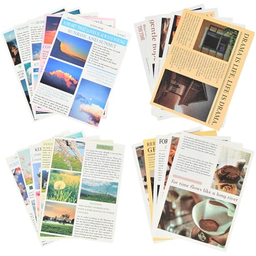 200 Stück Scrapbooking Papier Deko, 11x15 cm Vintage Bastelpapier Dekopapier,Scrapbooking Zubehör,Journal Zubehör Papier,Scrapbooking Papier für Notizbuch Kalender Fotoalbum Tagebuch 200 Stück Scrapbooking Papier Deko, 11x15 cm Vintage Bastelpapier Dekopapier,Scrapbooking Zubehör,Journal Zubehör Papier,Scrapbooking Papier für Notizbuch Kalender Fotoalbum Tagebuch von Futuhada