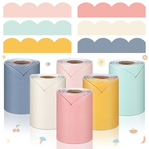 Fuutreo 6 Rollen Hippie Boho Klassenzimmer Pinnwand Bordüre 60 m bunte gewellte Bordüre für Schulanfang, Kreidetafel, Whiteboard, Zuhause, Wand, Büro, Dekoration Fuutreo 6 Rollen Hippie Boho Klassenzimmer Pinnwand Bordüre 60 m bunte gewellte Bordüre für Schulanfang, Kreidetafel, Whiteboard, Zuhause, Wand, Büro, Dekoration von Fuutreo