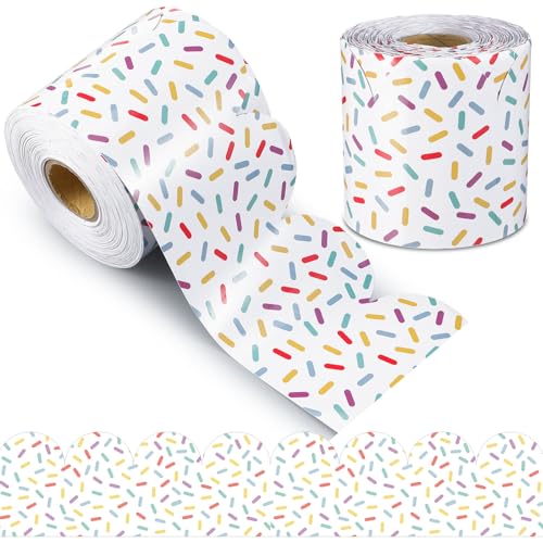 Fuutreo Donut-Pinnwand-Bordüre, gewellter Rand, für Pinnwand, Schulanfang, Klassenzimmer, Kreidetafel, Schreibtische, Schließfächer, Dekoration, 1,8 m Fuutreo Donut-Pinnwand-Bordüre, gewellter Rand, für Pinnwand, Schulanfang, Klassenzimmer, Kreidetafel, Schreibtische, Schließfächer, Dekoration, 1,8 m von Fuutreo