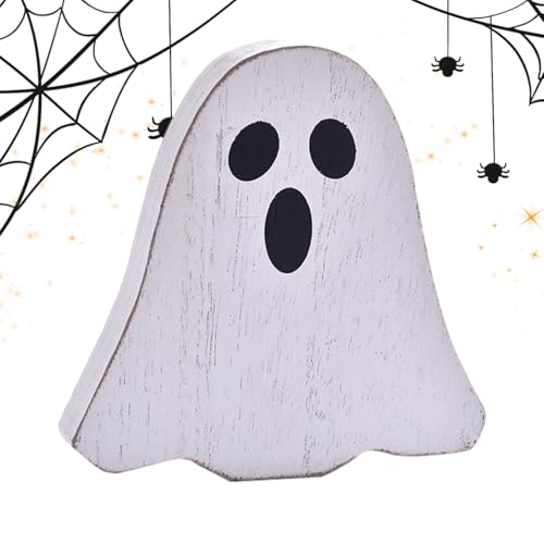 Fuuxtci Halloween Tischdekoration - Holzschilder Für Zuhause Halloween,Hut Geist Süßigkeitenmais Ornamente für Etagere Zuhause Schreibtisch Raumdekoration Fuuxtci Halloween Tischdekoration - Holzschilder Für Zuhause Halloween,Hut Geist Süßigkeitenmais Ornamente für Etagere Zuhause Schreibtisch Raumdekoration von Fuuxtci